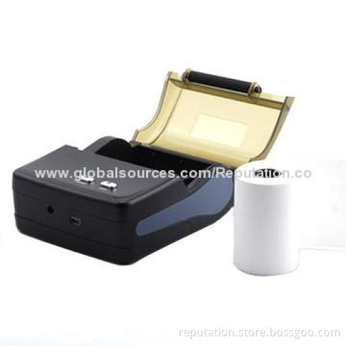 80mm Portable Thermal Receipt Bluetooth Printer, OEM Orders Welcomed, 1,400mAh Lithium Battery